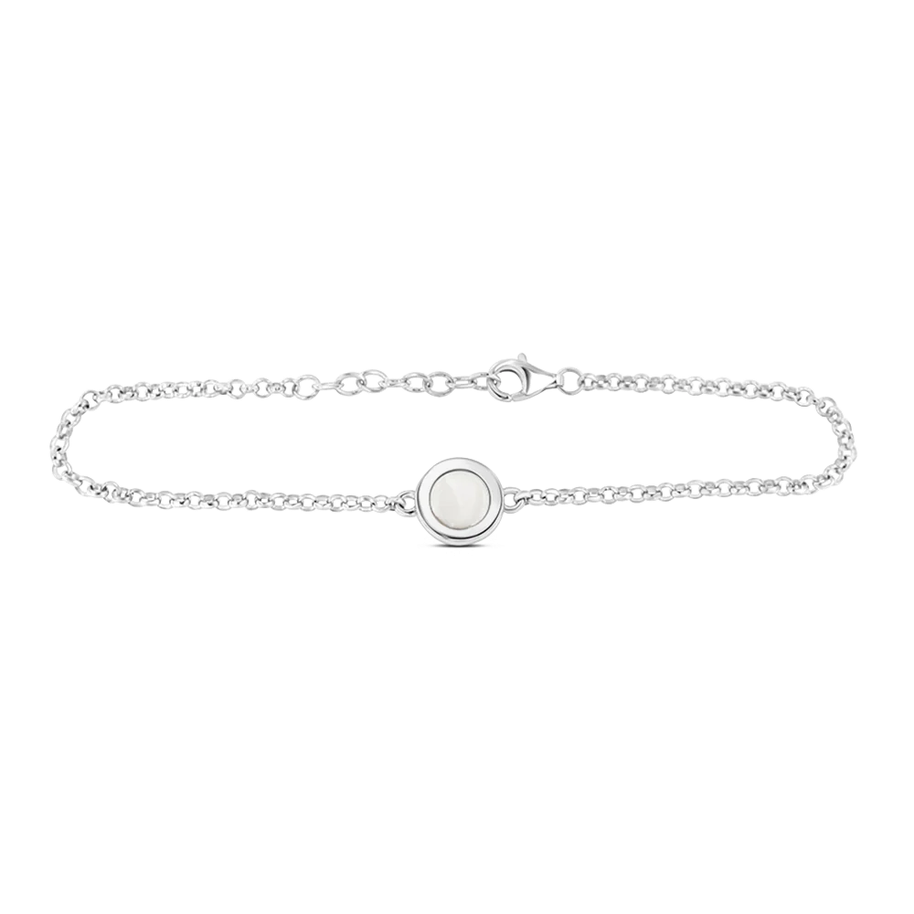 Circle of Life | Muttermilch Armband Silber