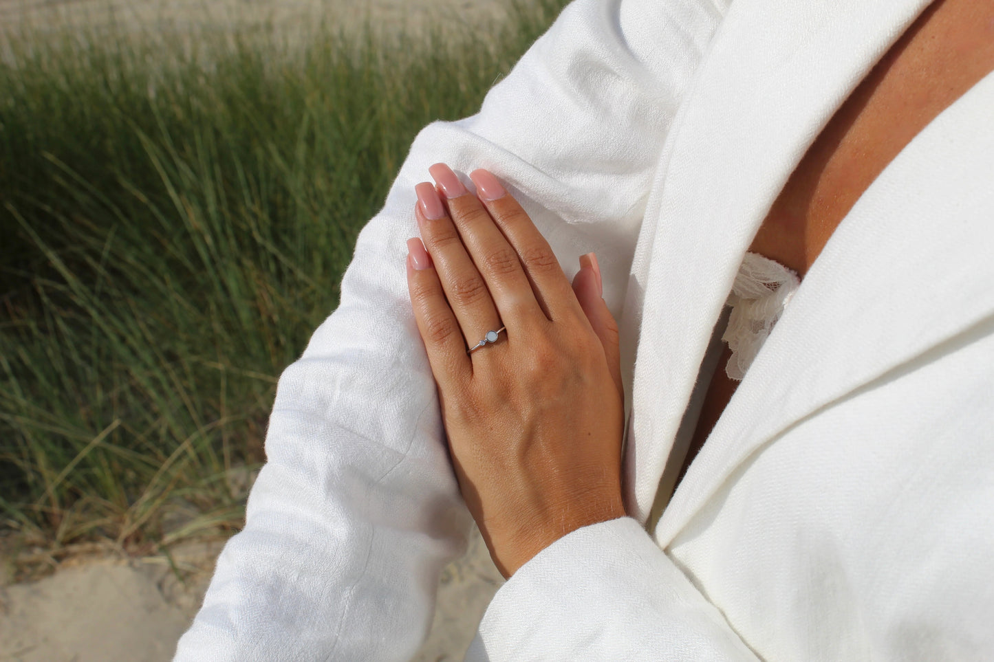 Giulia | Muttermilchring Silber