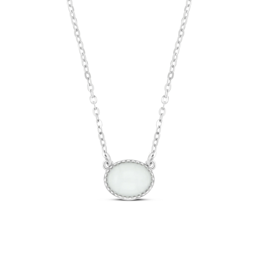 Luna | Muttermilch Kette Silber