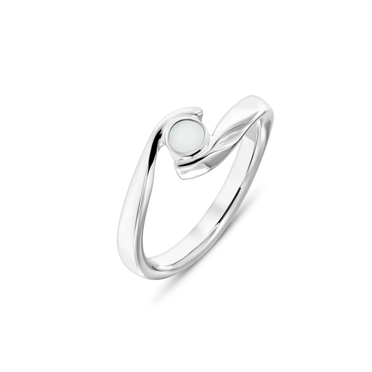 Olivia | Muttermilchring Silber