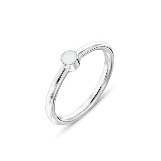 Amy | Muttermilchring Silber
