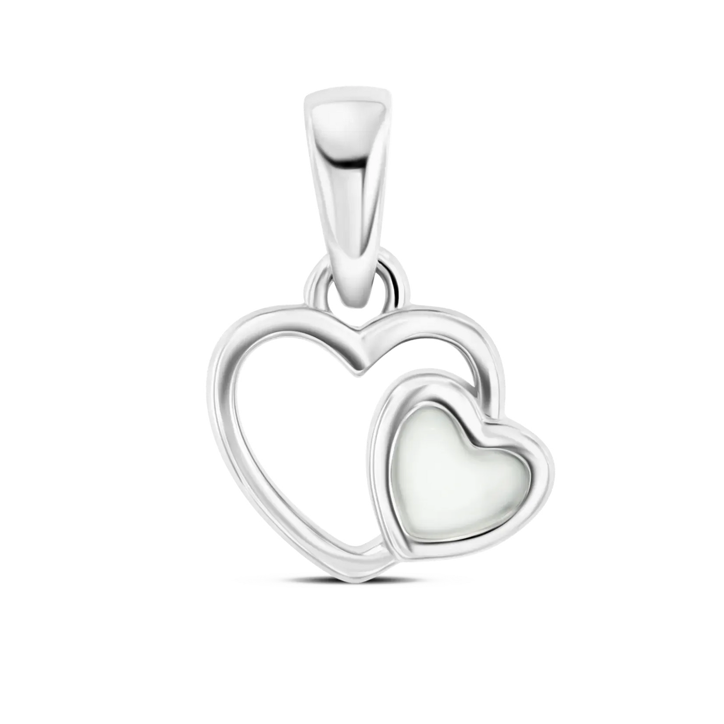 Heart to Heart | Muttermilch Anhänger Gold