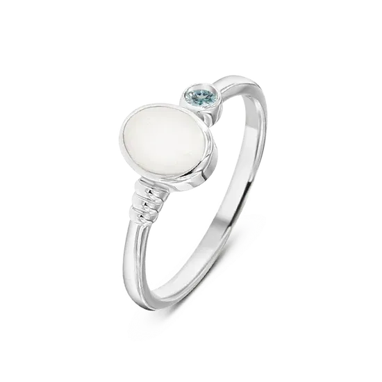 Elisa | Muttermilchring Silber