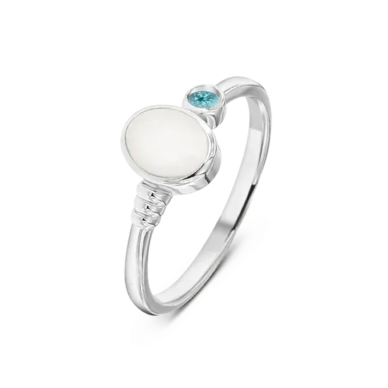 Elisa | Muttermilchring Silber