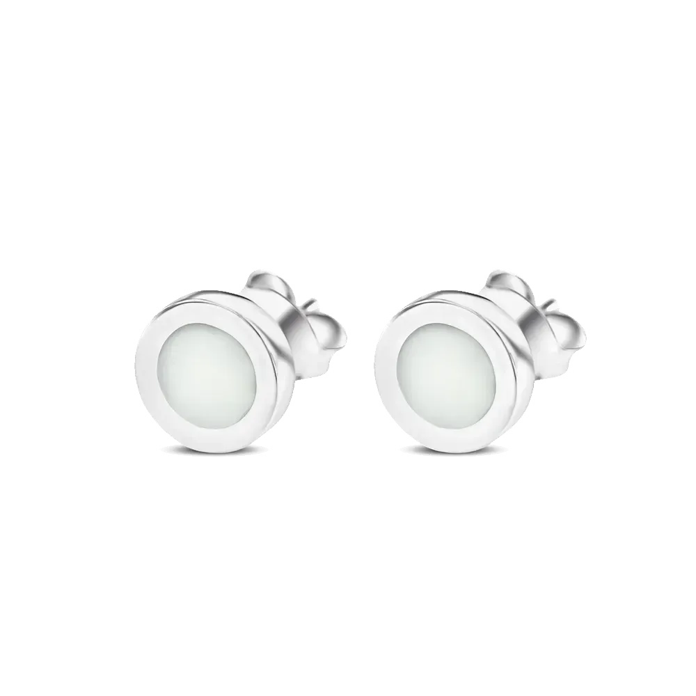 Circle of Life | Muttermilch Ohrstecker Silber