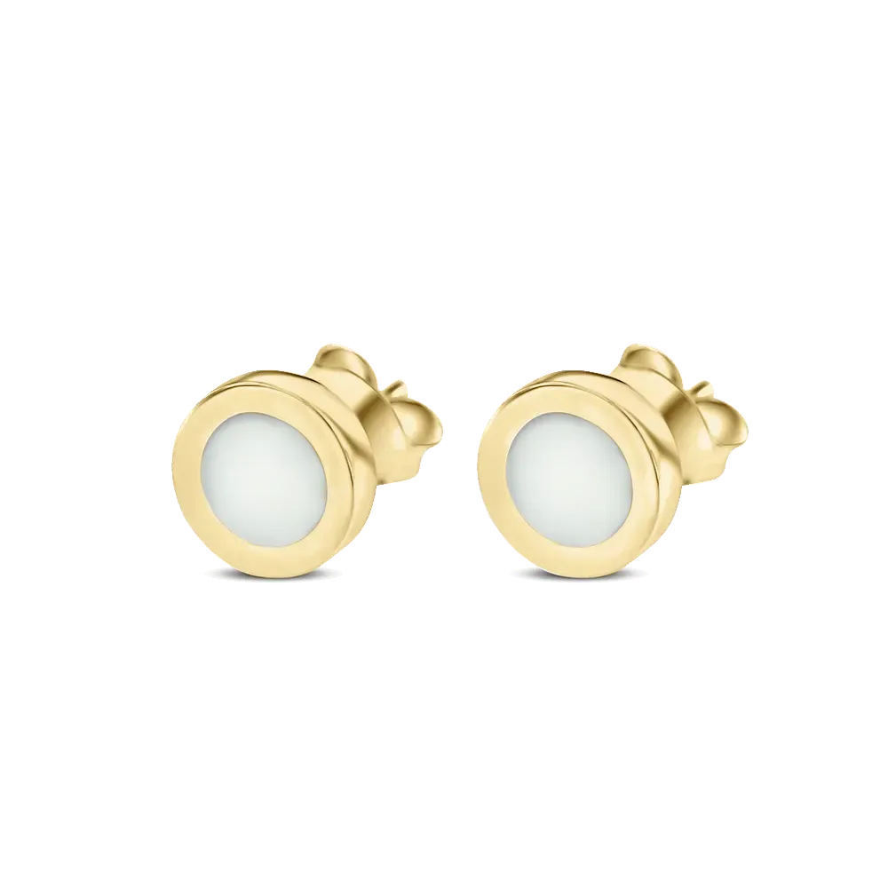 Circle of Life | Muttermilch Ohrstecker Gold