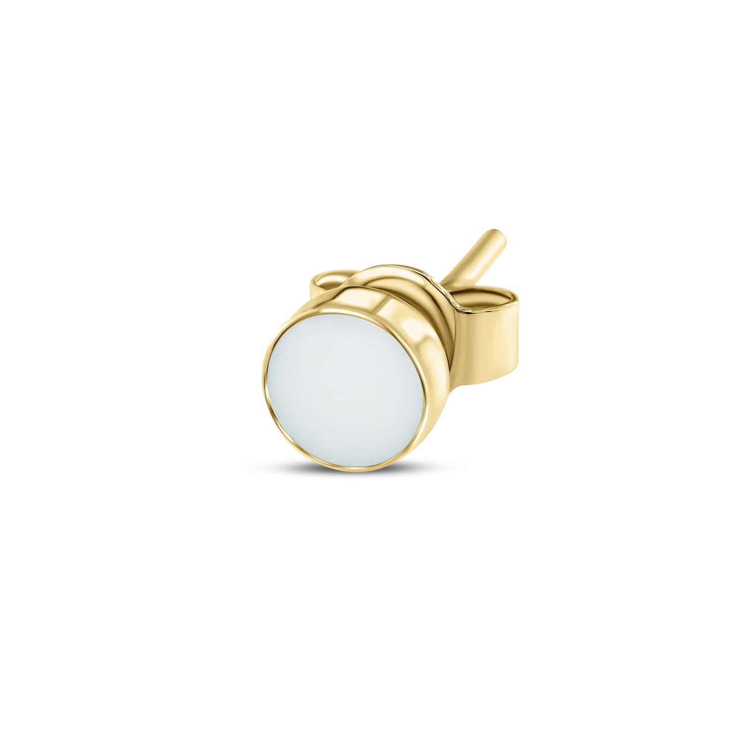 Mini Lis | Muttermilch Ohrstecker Gold
