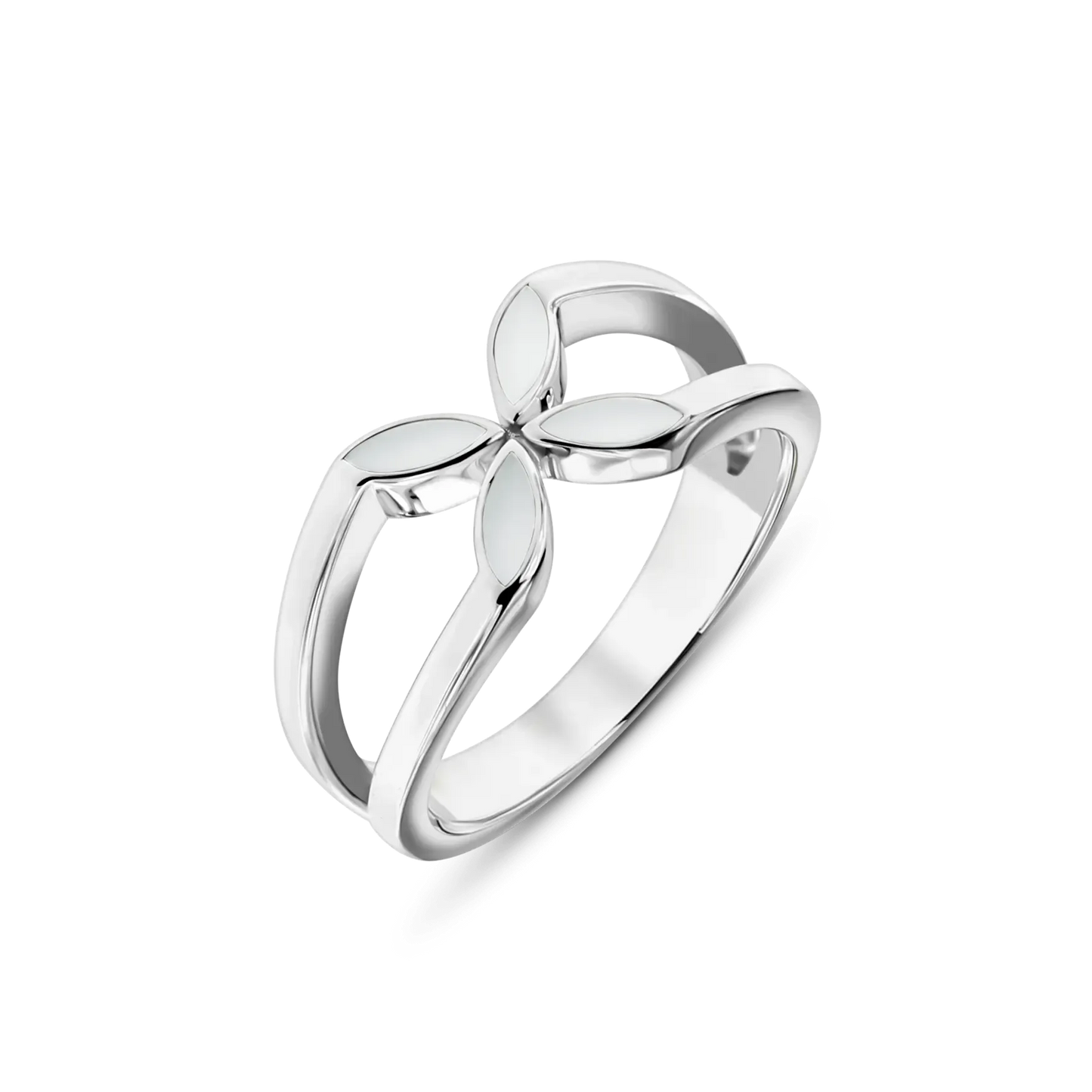 Fleur | Muttermilchring Silber