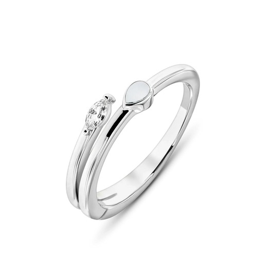 Naomi | Muttermilchring Silber