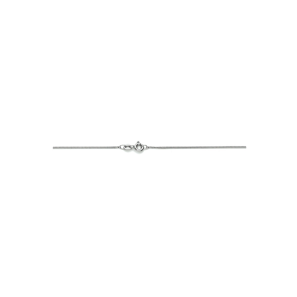 Rhodiniertes Silber-Collier